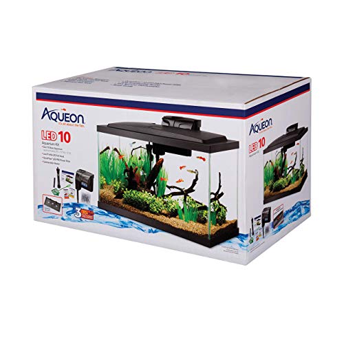LED Aydınlatmalı Aqueon Akvaryum Başlangıç ​​Kiti 10